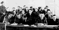 Witold Pilecki testifying befor the communist court