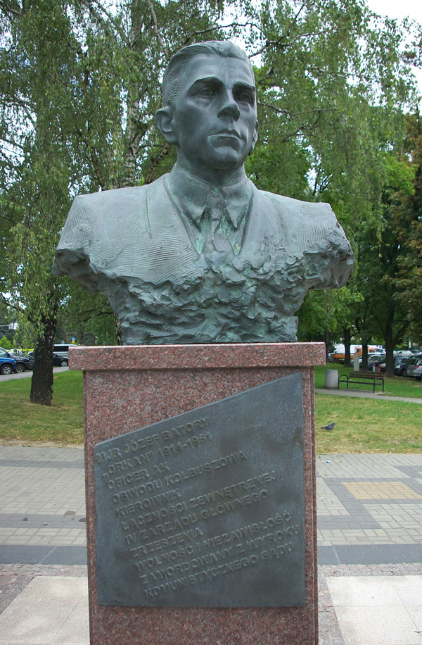 Jozef Batory monument in Rzeszow, Poland.
