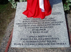 August 27, 2006. Unveiling of the Danuta Siedzikowna, Inka Monument in Narewka, Poland.