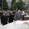 Unveiling of the Konspiracyjne Wojsko Polskie Monument in Radomsko, Poland, September 26, 2010.