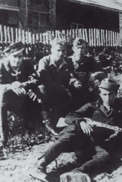 Narodowe Sily Zbrojne NSZ Soldiers from the "Bartek's" unit in 1946.