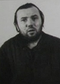 Michał Krupa, nom de guerre(s) "Wierzba", "Pułkownik". Photo taken by Polish secret police, the UB after his arrest.