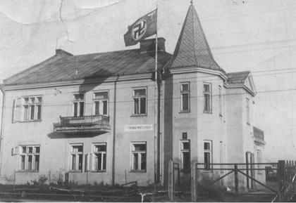 Nazi Gestapo regional headquarters in Bilgoraj